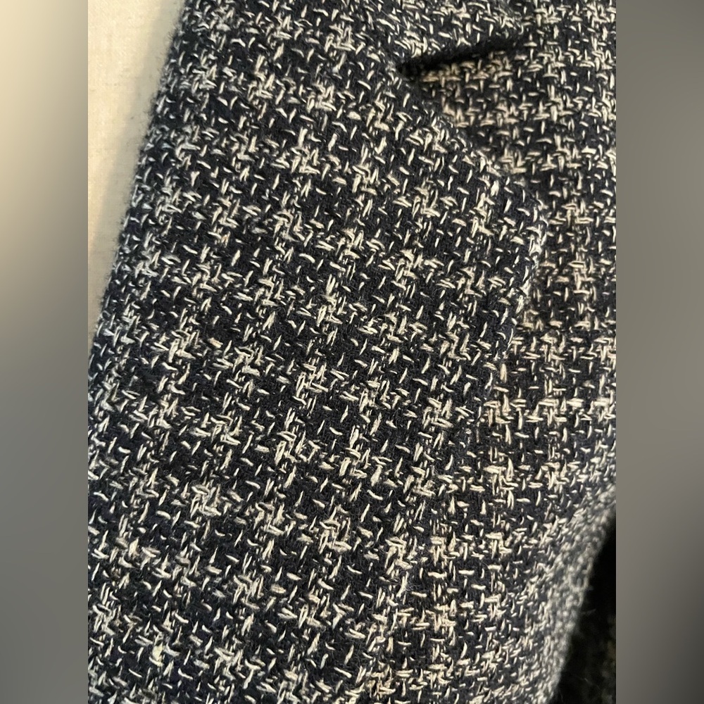True Vintage Austin Reed London New York silk wool blazer jacket size 4 Petite ~ - Picture 10 of 12